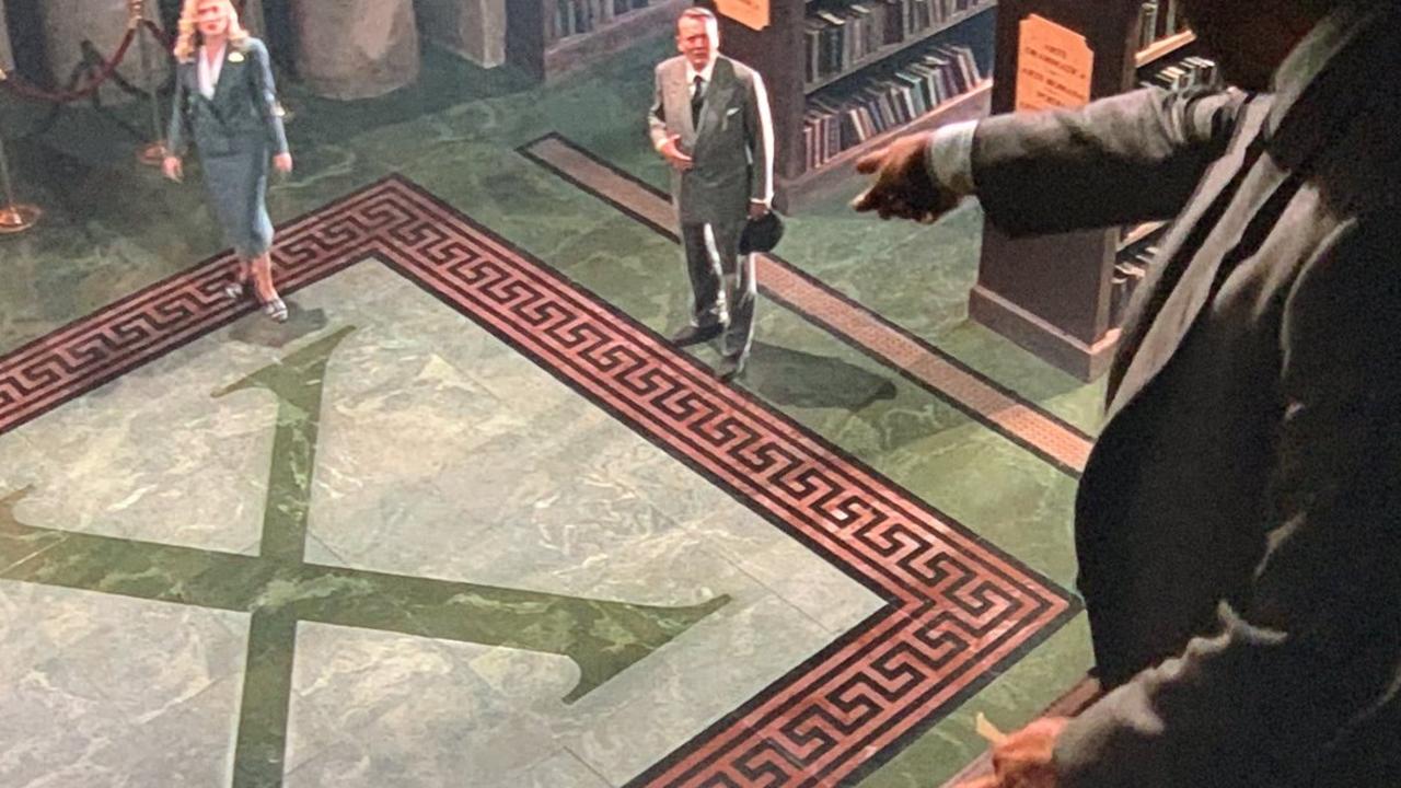 Scene from Indiana Jones and the Last Crusade when Harrison Ford’s character find an ‘X’ on the floor of a Venice library.