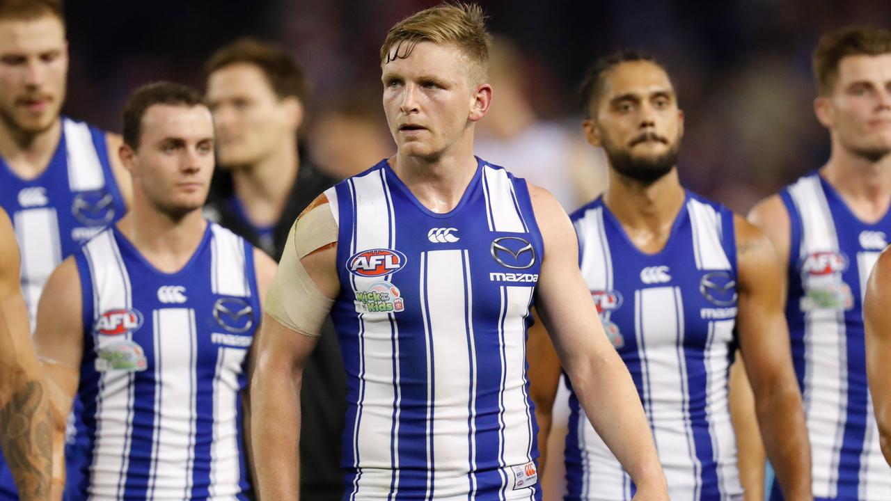 North Melbourne players will exit isolation from midnight (Photo by Michael Willson/AFL Photos via Getty Images).