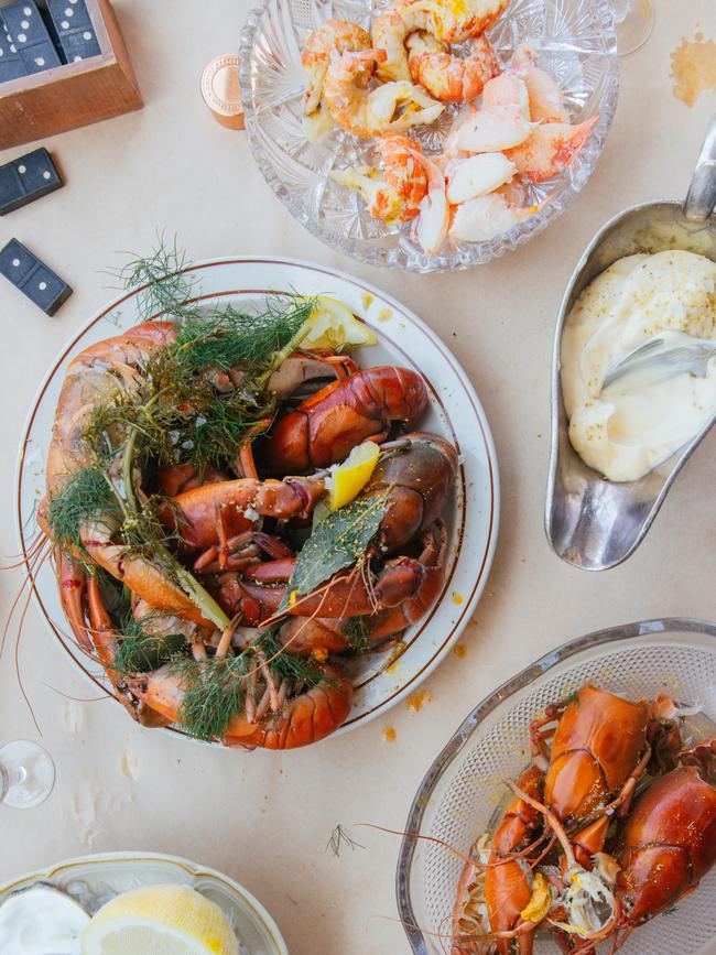 Fennel pollen aioli and yabbies. Picture: Elise Hassey