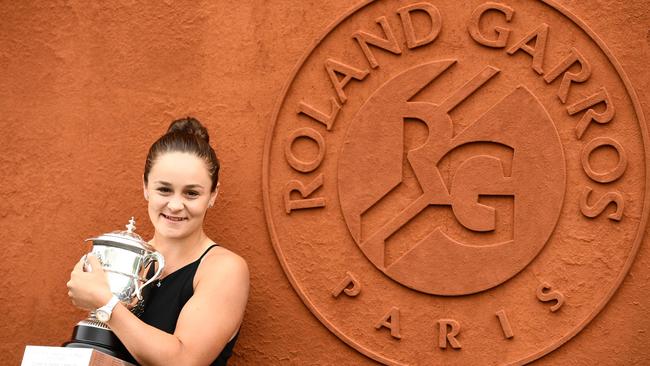 Ash Barty has returned to Europe for the first time since her triumph in 2019