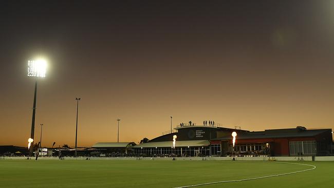 Mackay’s Great Barrier Reef Arena is an outside chance to host the fifth and final Ashes test match, after Perth lost the rights to the game. Picture: Ian Hitchcock