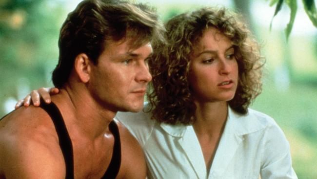 Swayze and Grey in the 1987 movie.