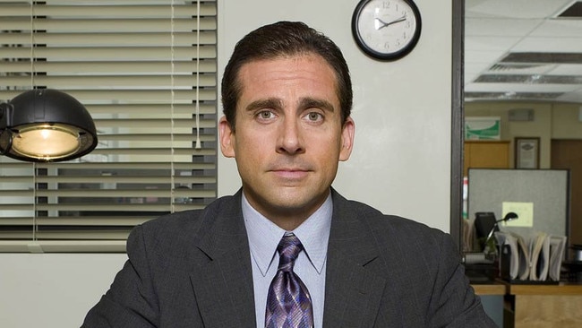 Steve Carell in the US version of The Office. Picture: Supplied