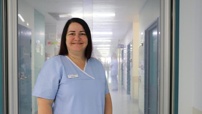 Vanessa Hujber, Hervey Bay Hospital's relatively new nurse unit manager of theatres, started her professional life as a personal assistant in the corporate world, and came to nursing after having two children and going through a divorce.