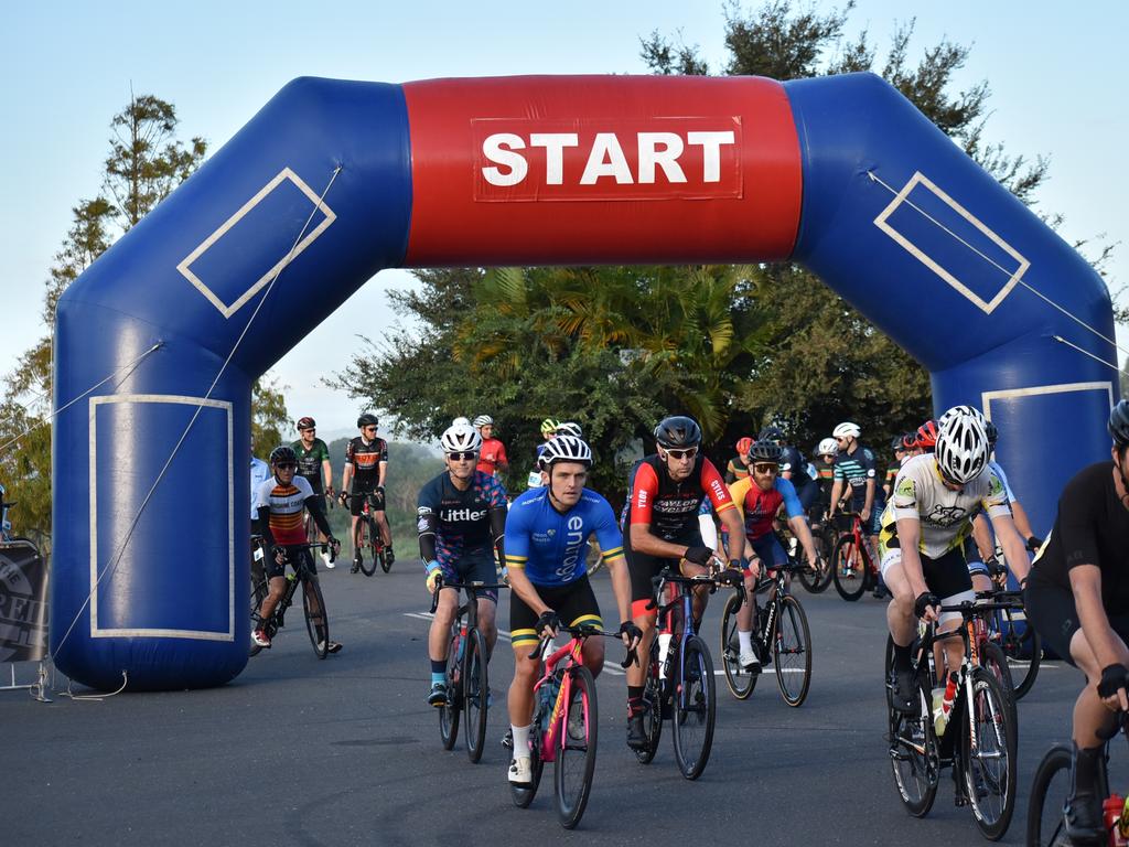 Division 2 at the starting line of the 2021 Grafton to Inverell Classic.