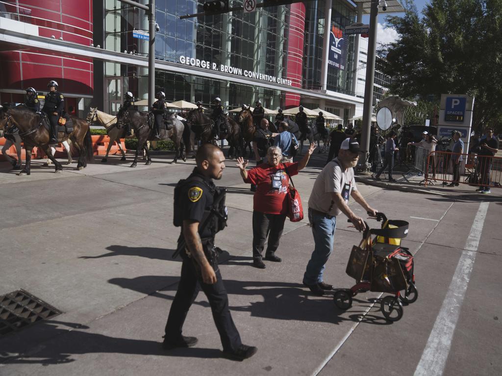 The NRA kicked off its annual convention in Houston on Friday, days after 19 students and two teachers died in a shooting in Uvalde.