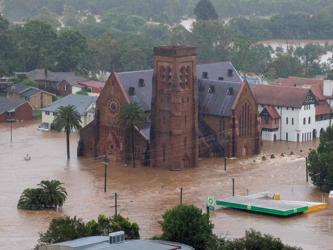 Australia’s flood crisis has made global headlines. Picture: AFP