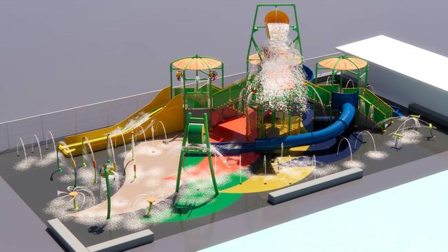 Concept designs for the Burdekin Water Park. Picture: Supplied