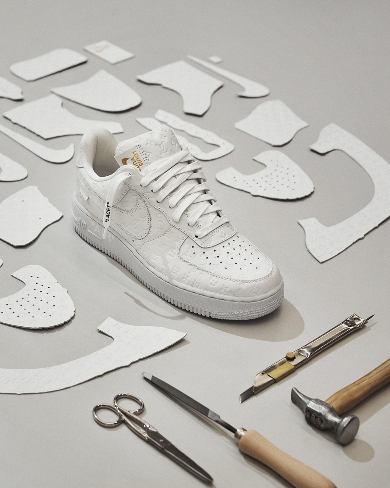 Buy Louis Vuitton Nike Air Force 1 Low By Virgil Abloh White Red Online in  Australia