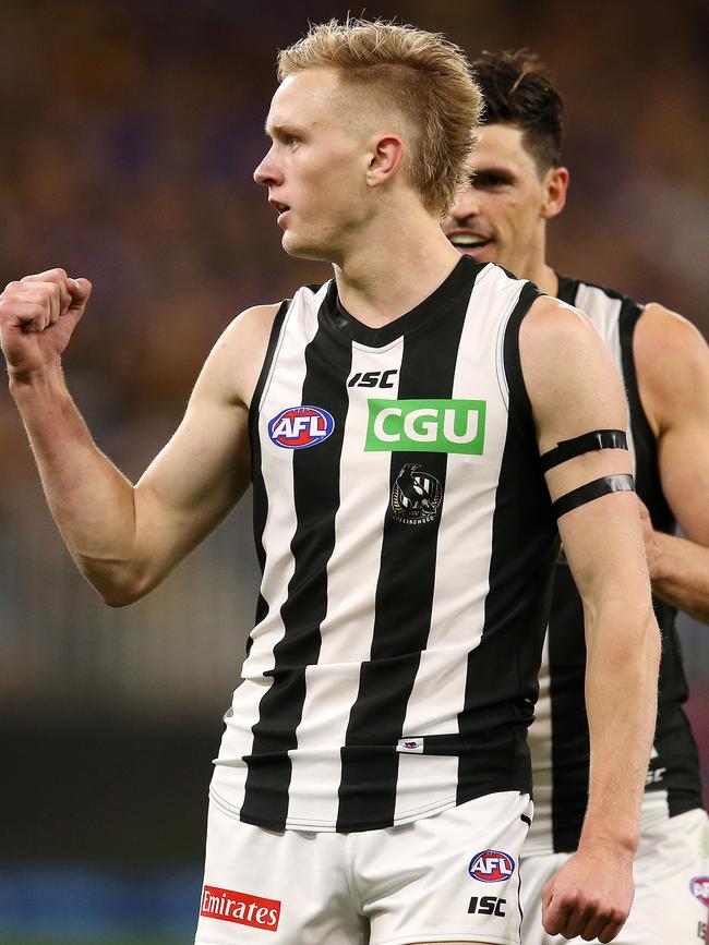 Jaidyn Stephenson has made an immediate impact with the Magpies. Picure: Michael Klein