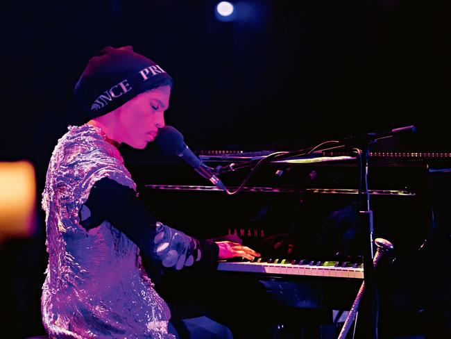 Prince, in contemplative mode at the piano during his Australian tour. Picture: Justine Walpole