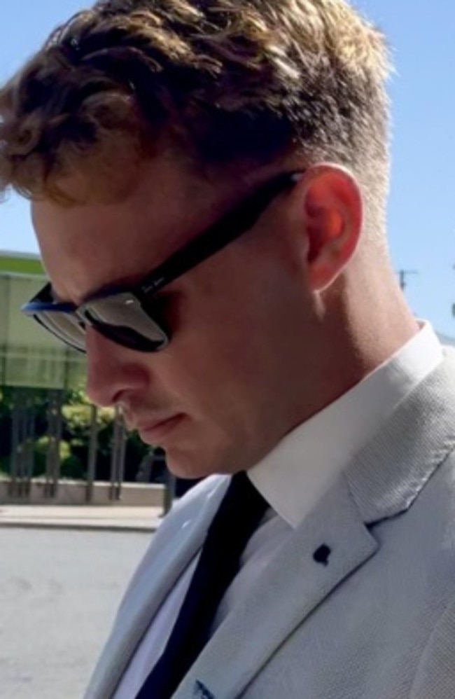 Young business owner Connor Thomas Mackenzie faced court in April after drunkenly crashing a dirt bike while joy riding almost four times over the limit. Picture: Quest