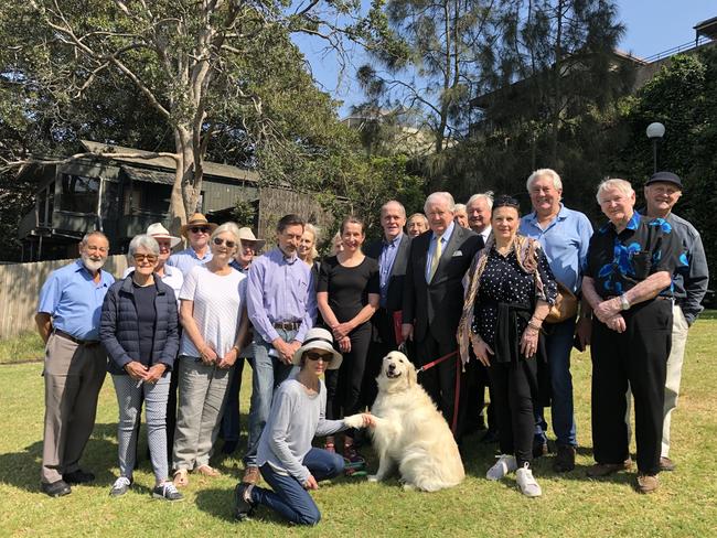 Residents turned up this morning in the park for the court hearing.