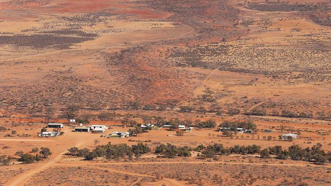 The largest farming property on earth and in Australia, the Anna Creek station. Picture: Lyndon Mechielsen