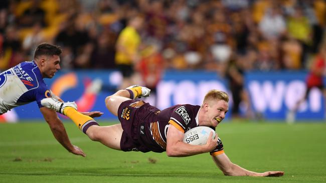 Dearden had some moments of brilliance for the Broncos but couldn’t get consistent game time. Picture: NRL Photos.