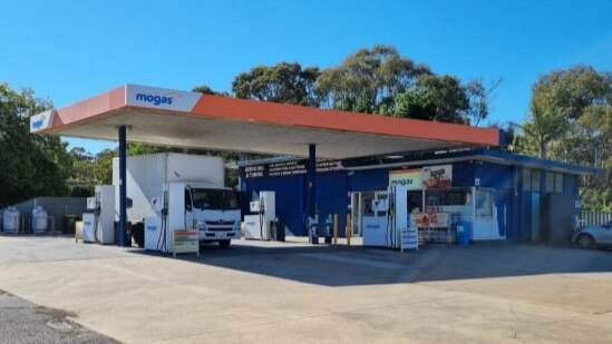 The existing service station would be partially used for a recycling centre. Picture: SCAP