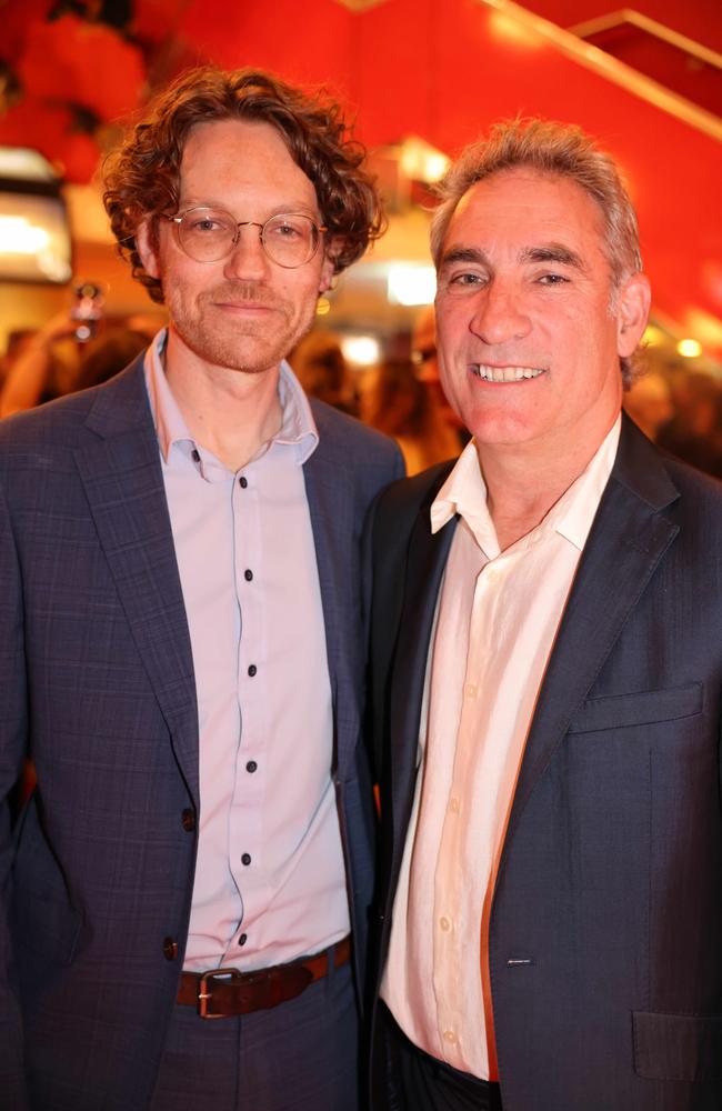 Ryan van Dijk and Jason Stephens at the Screen Forever SPA Awards at The Star Gold Coast for Gold Coast at Large. Picture, Portia Large.