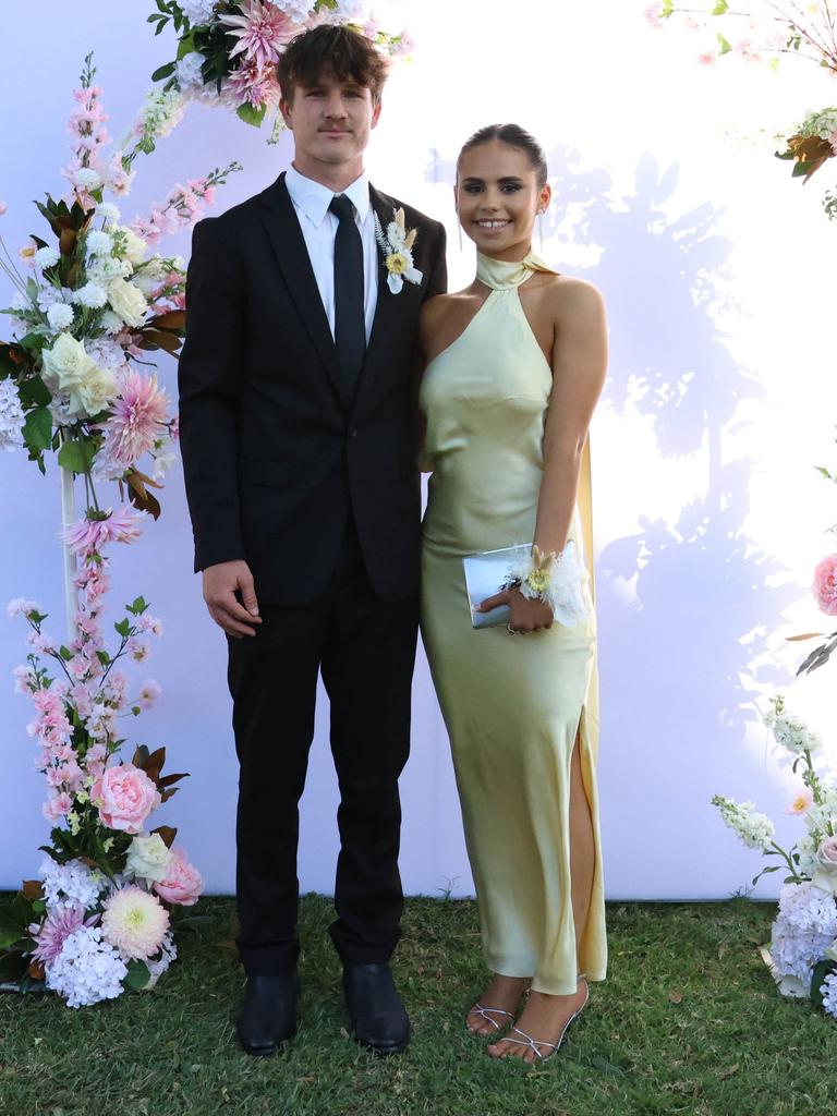Tilli with formal partner at the 2024 St Ursula's College formal.