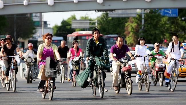 More than two-thirds of Chinese live in cities. Picture: AFP.