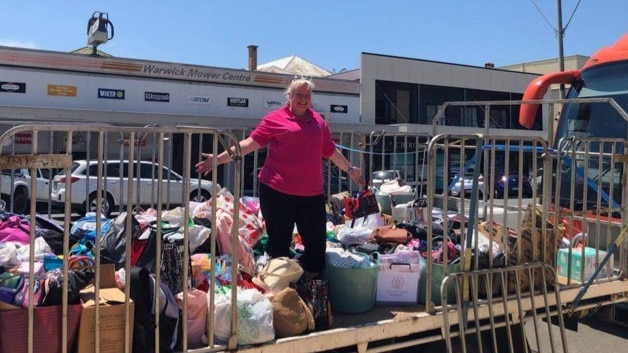 Share the Dignity Shero Julie Unwin amassed a huge donation for the handbag drive in December last year. Picture: contributed