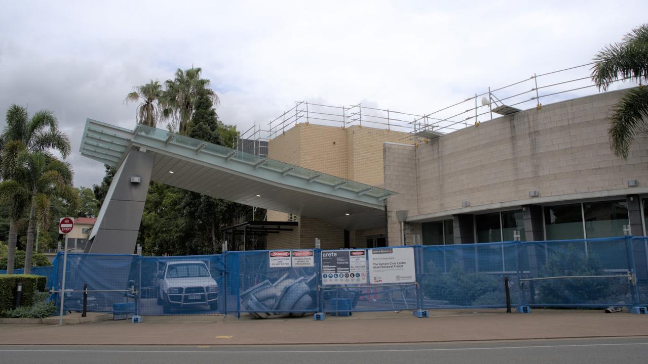 The Gympie Civic Centre closed for a few months for a facelift in 2020, two years on it is still closed due to ongoing safety concerns. Picture: Christine Schindler