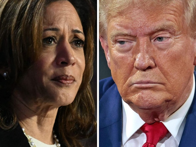 Kamala Harris and Donald Trump.