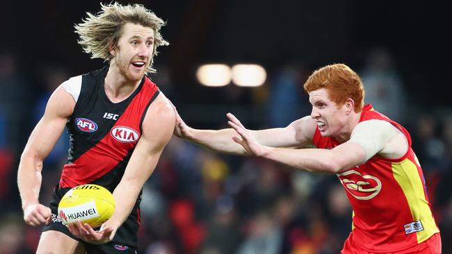 Essendon skipper Dyson Heppell.