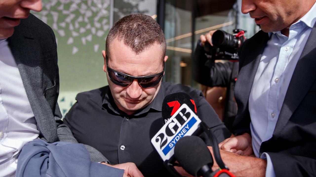 Anthony Koletti leaves court after the coroner handed down her findings on Thursday. Picture: NCA NewsWire / Nikki Short.