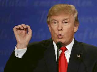 Republican presidential nominee Donald Trump speaks during the third presidential debate with Democratic presidential nominee Hillary Clinton at UNLV in Las Vegas, Wednesday, Oct. 19, 2016. (AP Photo/David Goldman). Picture: David Goldman