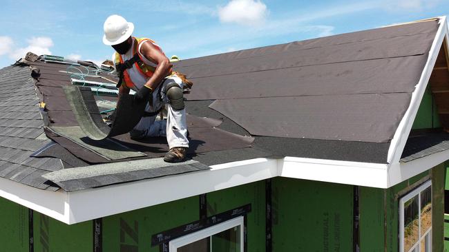 The Building Jobs report found that $1m of output in residential construction supports $2.9m of industry output and consumption across the economy. Picture: Getty Images/AFP