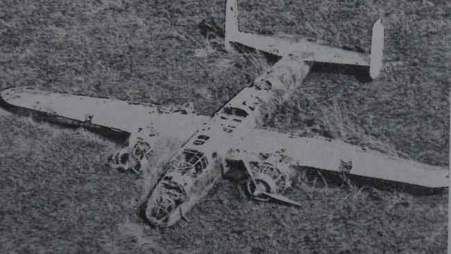 A B-25 Mitchell bomber similar to the aircraft Richie Britten believes crashed in scrubland near the Russell Heads in 1942. Picture: Supplied