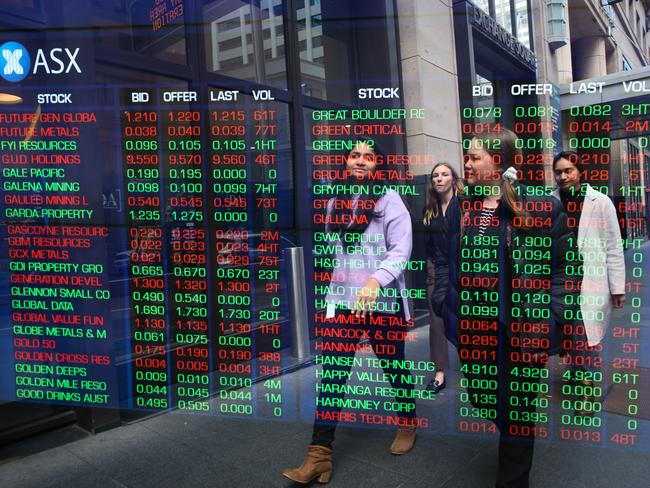 SYDNEY, AUSTRALIA - Newswire Photos - JULY 25 2023:A view of the Digital boards at the Sydney ASX. Picture: NCA Newswire / Gaye Gerard