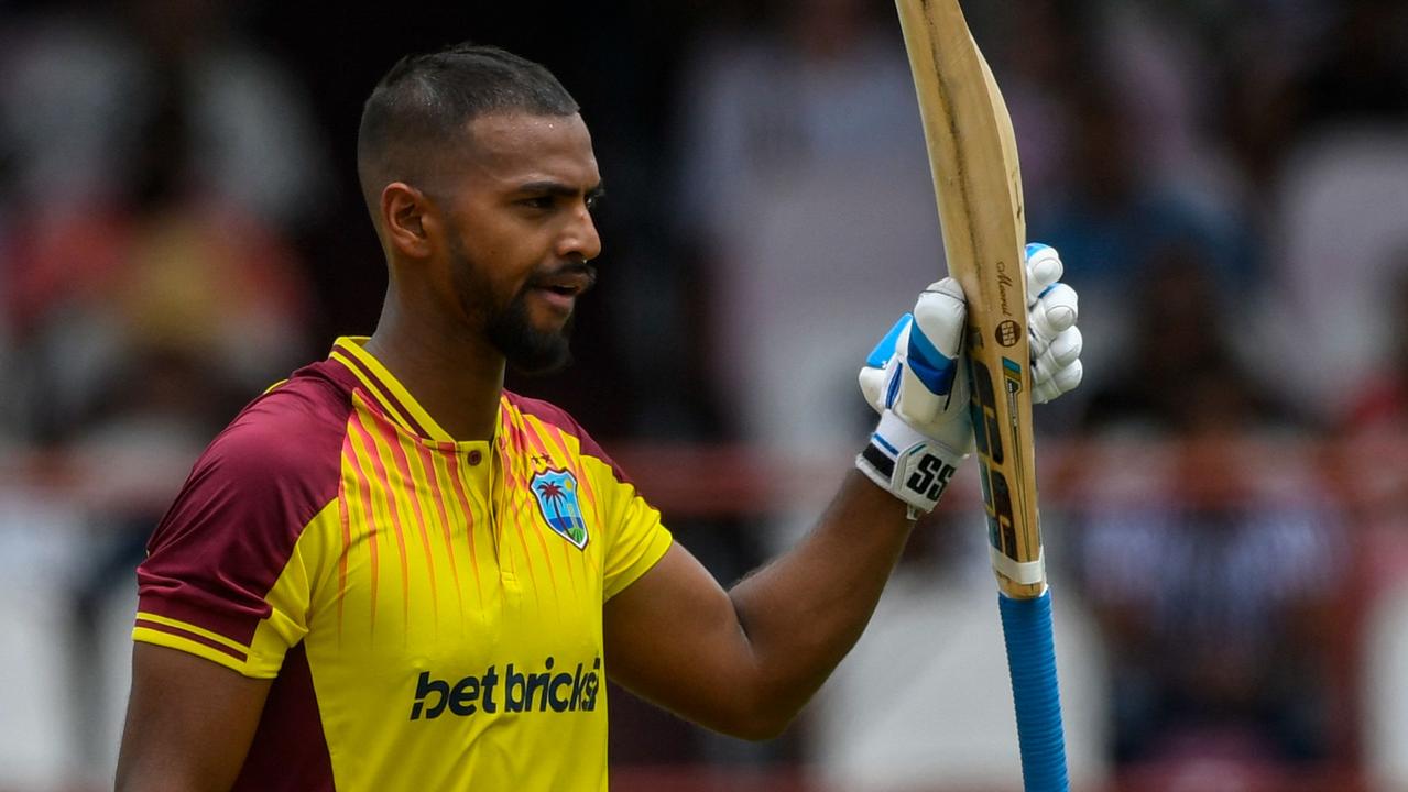 Nicholas Pooran of the West Indies. Photo by Randy Brooks / AFP