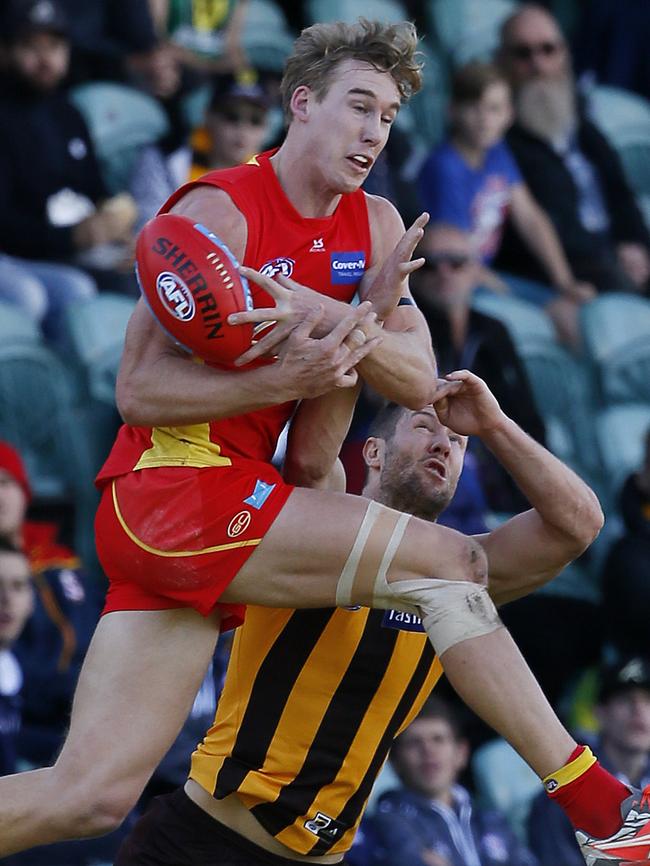 Gold Coast co-captain Tom Lynch. Picture: Chris Kidd