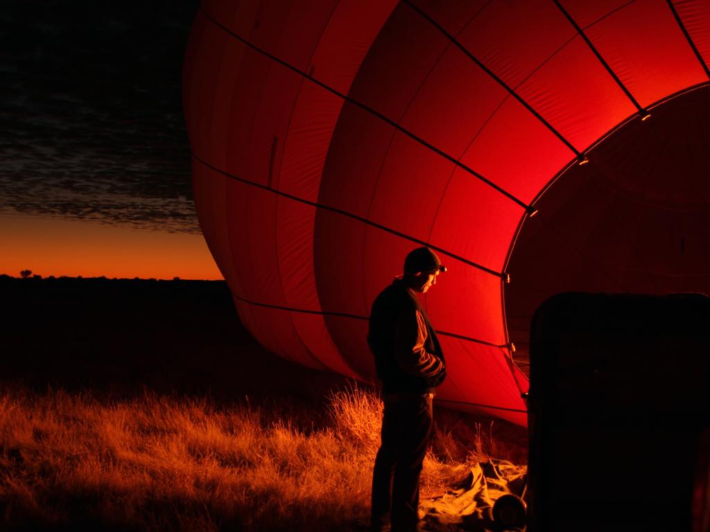 Daniel Minton from Mentone (VIC) Monash University Morning Glow “For me this shot is packed full of mood and a sense of being there. The combined lighting of the sunrise in the background give me a sense of outback Australia and as such give it not just a sense of activity but also destination.” Picture: 2015 Canon Light Awards