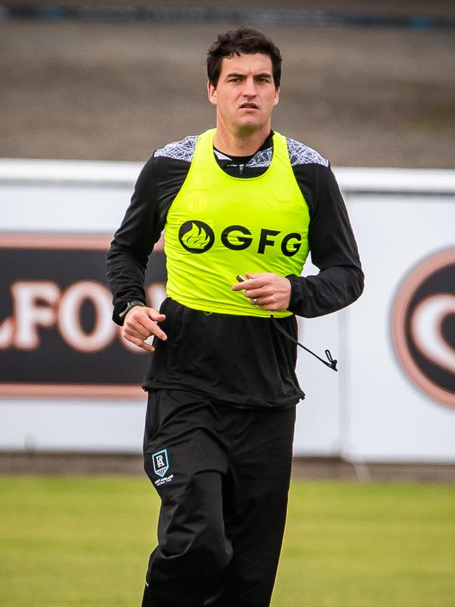 Tom Rockliff at Port Adelaide training. Picture: Tom Huntley