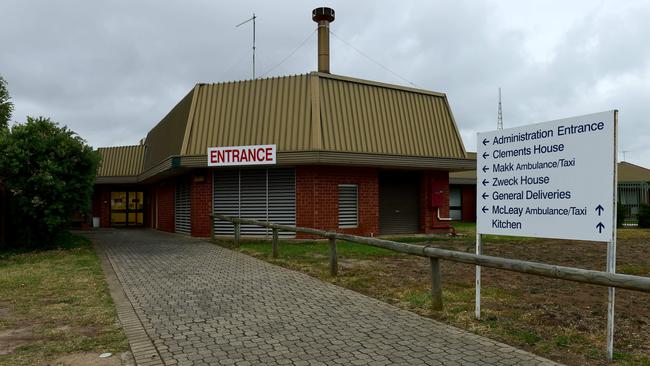 Entrance to the Oakden older person mental health facility.