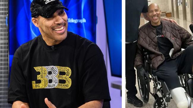 LaVar Ball has had his foot amputated. Photo: Instagram and The Daily Telegraph