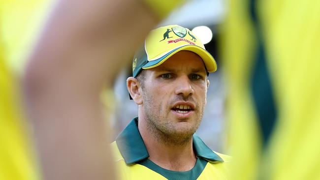 Aaron Finch has the support of Shane Warne. (Photo by Ryan Pierse/Getty Images)