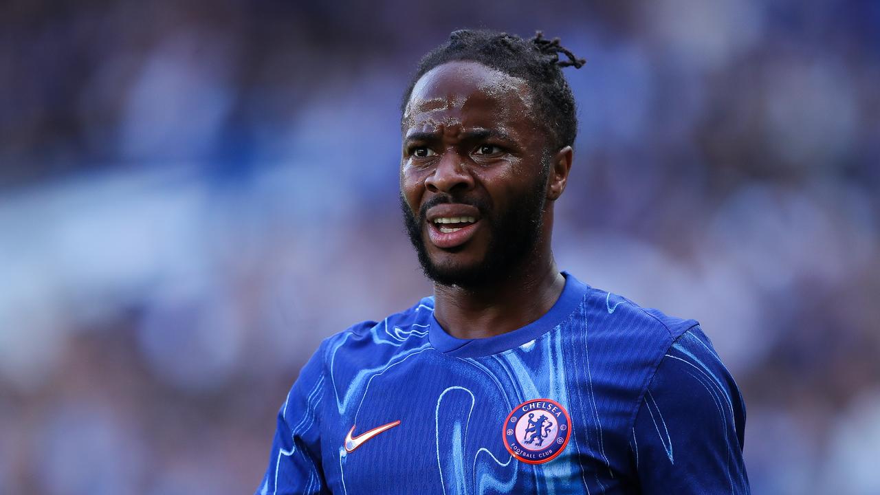 LONDON, ENGLAND - AUGUST 11: Raheem Sterling of Chelsea during the pre-season friendly between Chelsea and FC Internazionale at Stamford Bridge on August 11, 2024 in London, England. (Photo by James Gill - Danehouse/Getty Images)