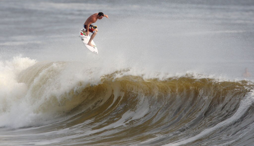 Alexandra Headland gets good lefts and rights for longboarders and shortbaorders alike. Picture: Nicholas Falconer