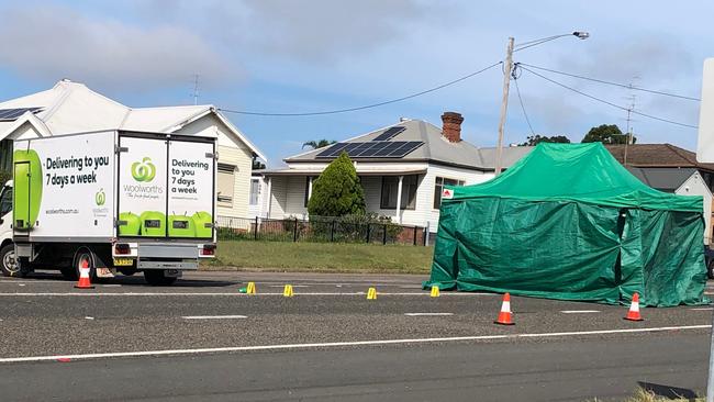 A pedestrian was hit by a truck in Kurri Kurri. Picture: Amy Ziniak