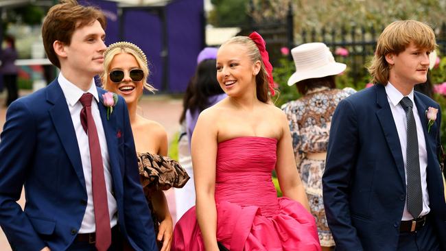 Happy faces as the gates open. Picture: Getty Images