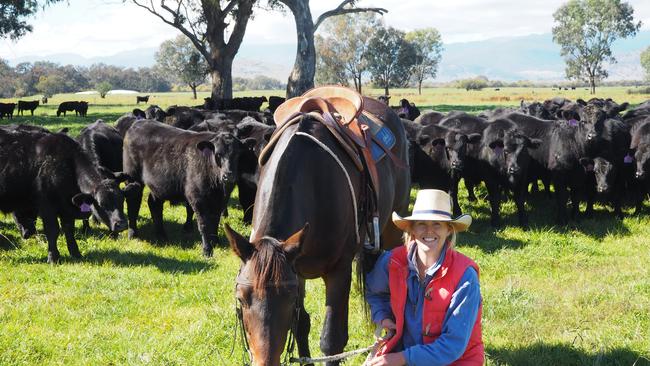 Milly Mackinnon, 26, is livestock manager on her family's Tintaldra property, in North East Victoria.