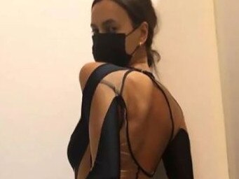 Supermodel Irina Shayk in racy bodysuit. Picture: Instagram.