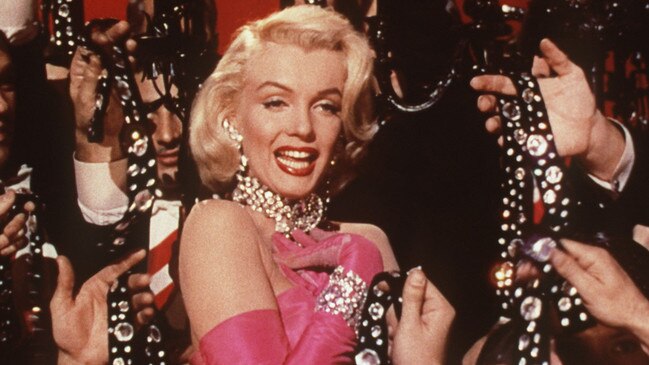 Marilyn Monroe in Gentlemen Prefer Blondes.