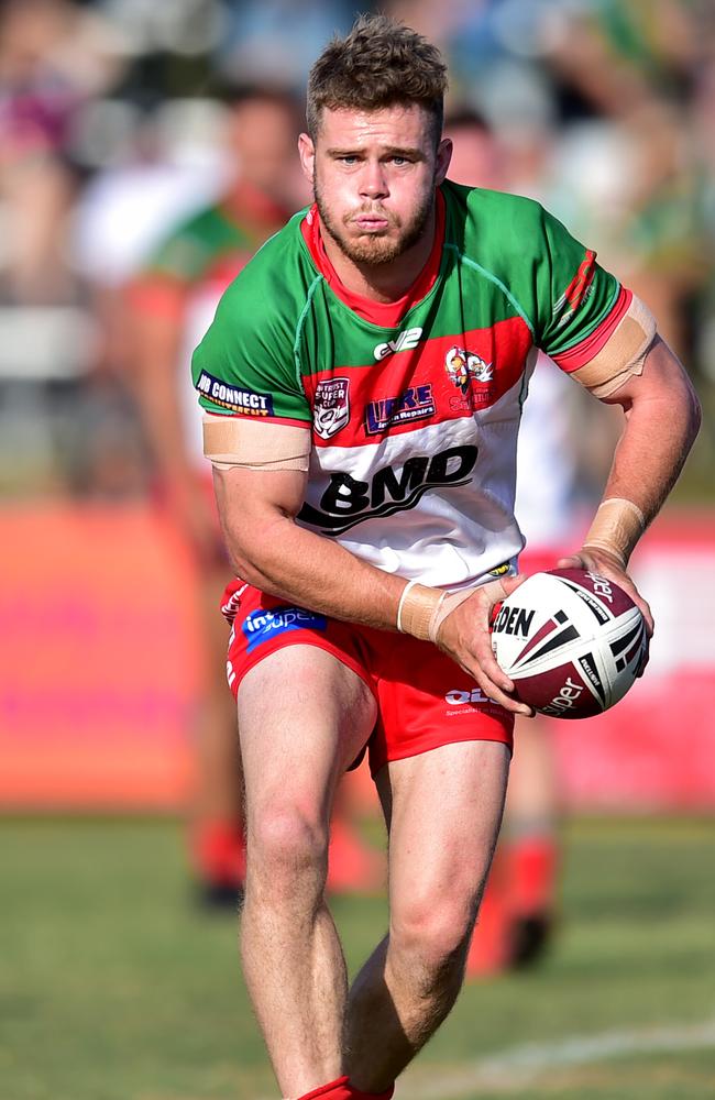 Wynnum Manly Seagulls captain Sam Scarlett. Picture: Alix Sweeney