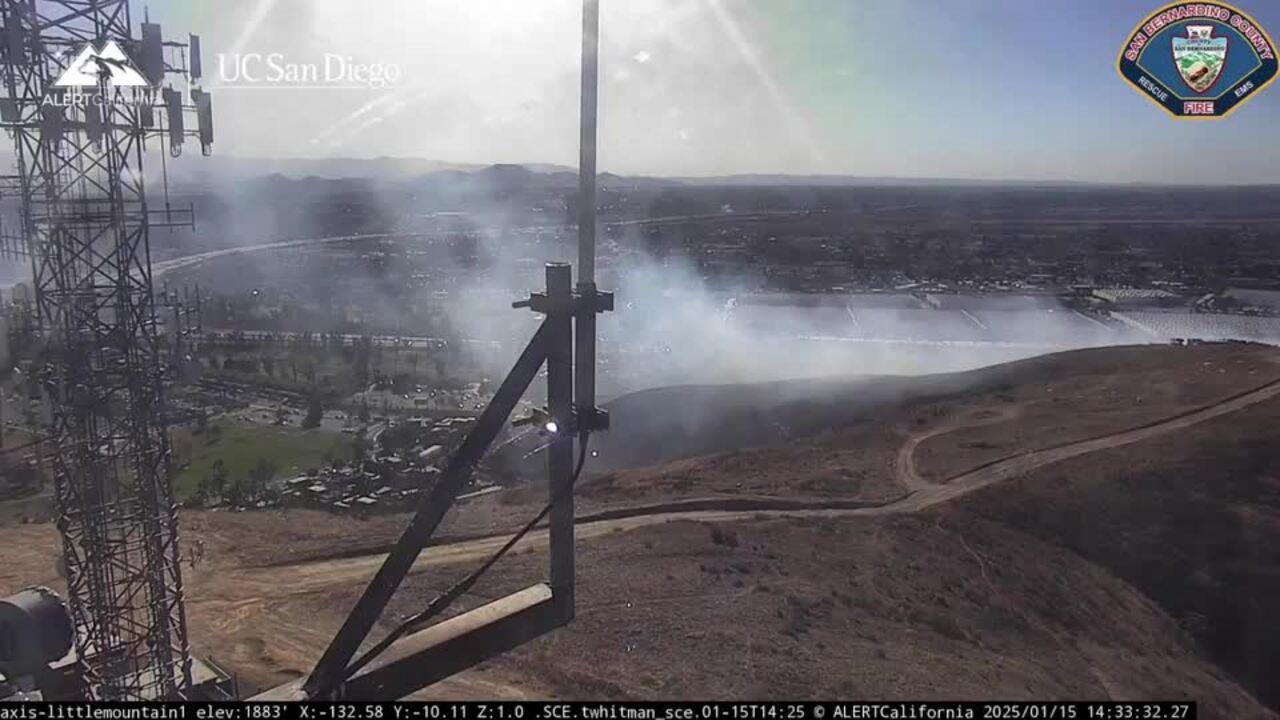 New Wildfire Spreads Rapidly in San Bernardino