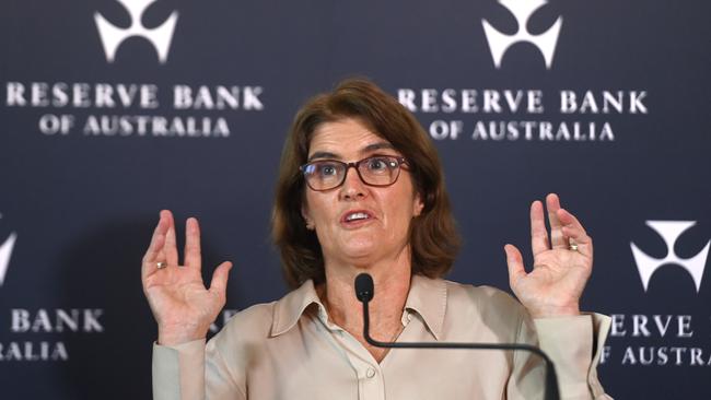 RBA governor Michele Bullock expressed her wish there be “continuity” of membership in the monetary policy setting board. Picture: Jeremy Piper