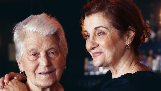 Rosa Criniti (right) with her mum Raffaella, who taught her many of the recipes that featured on the Criniti's menu.